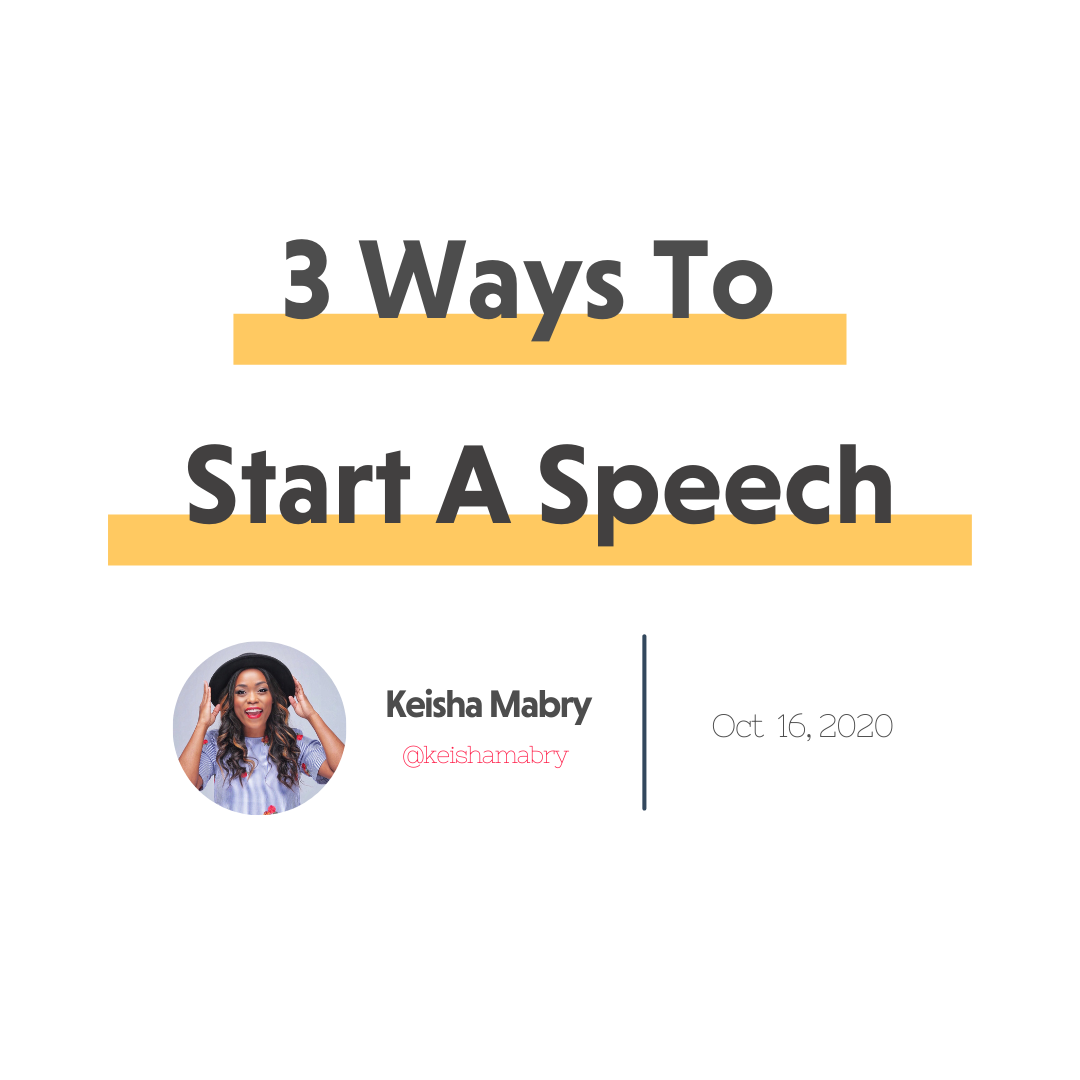 how to start your speech with a quote
