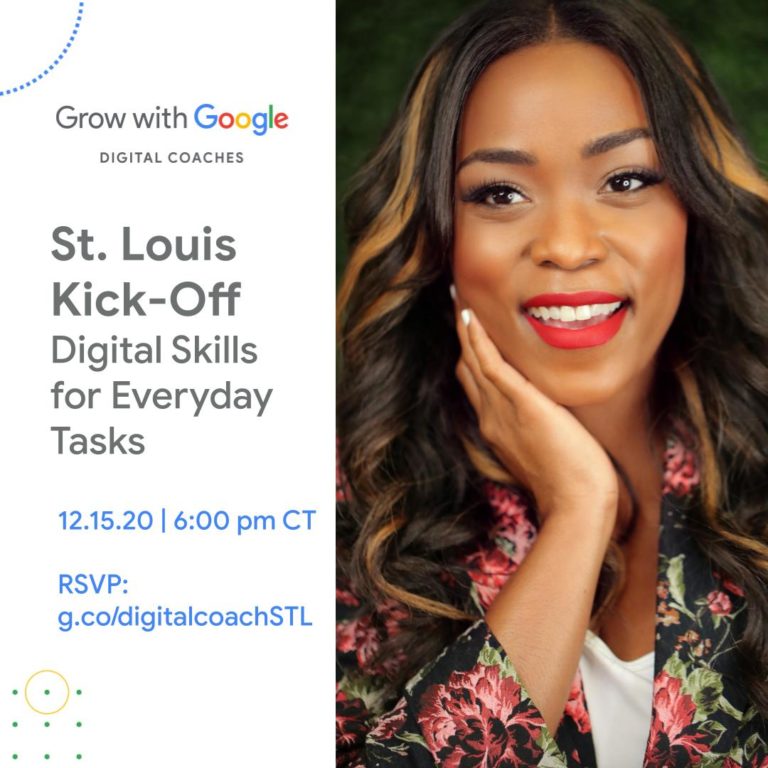 Photo of Keisha Mabry for the St Louis Grow With Google Workshop on December 15, 2020